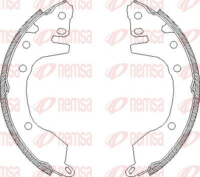 Remsa 4376.00 - Sabot frana aaoparts.ro