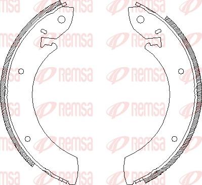 Remsa 4245.00 - Sabot frana aaoparts.ro