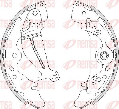 Remsa 4219.00 - Sabot frana aaoparts.ro