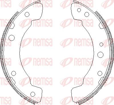 Remsa 4211.00 - Sabot frana aaoparts.ro