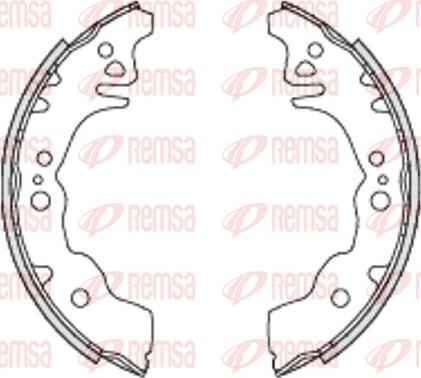 Remsa 4230.00 - Sabot frana aaoparts.ro