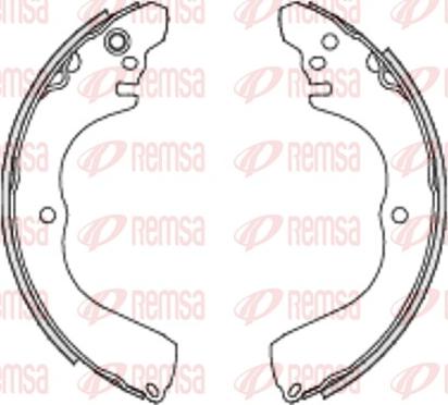Remsa 4233.00 - Sabot frana aaoparts.ro