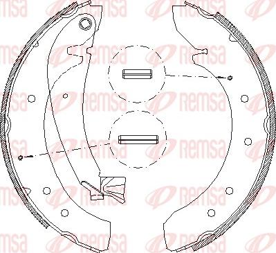 Remsa 4719.00 - Sabot frana aaoparts.ro