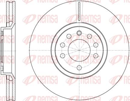 Remsa 6944.10 - Disc frana aaoparts.ro