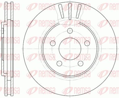 Remsa 6947.10 - Disc frana aaoparts.ro