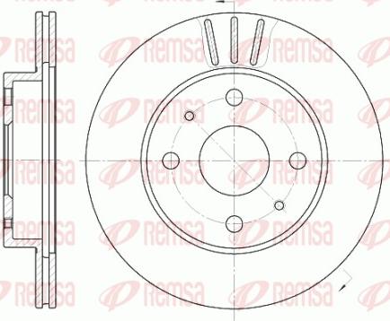 Remsa 6954.10 - Disc frana aaoparts.ro