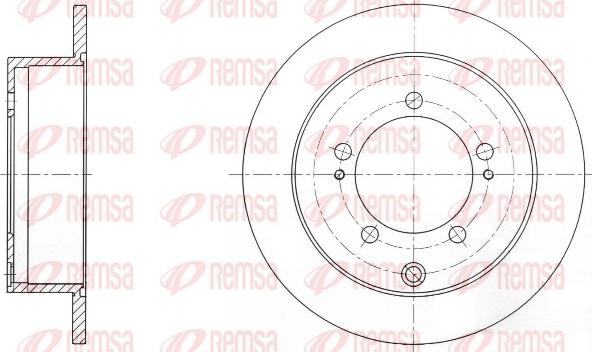 Remsa 6903.00 - Disc frana aaoparts.ro