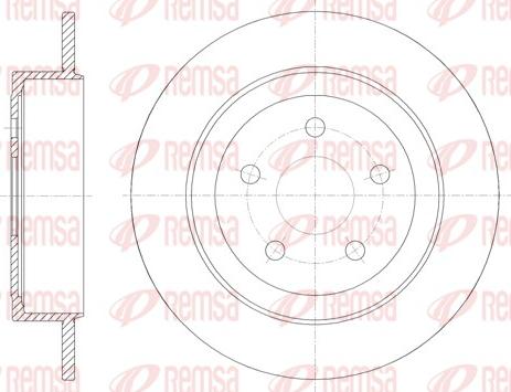 Remsa 6902.00 - Disc frana aaoparts.ro