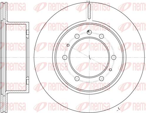 Remsa 6926.10 - Disc frana aaoparts.ro