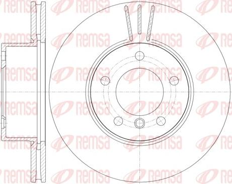 Remsa 6974.10 - Disc frana aaoparts.ro