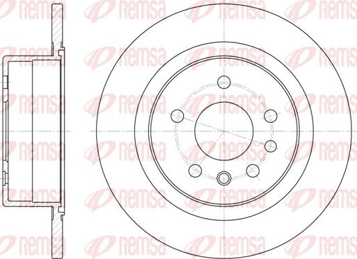 Remsa 6488.00 - Disc frana aaoparts.ro