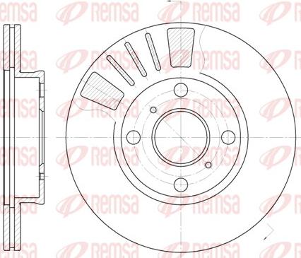 Remsa 6569.10 - Disc frana aaoparts.ro