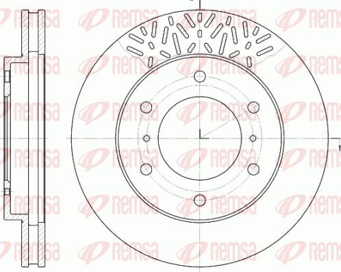 Remsa 6639.10 - Disc frana aaoparts.ro