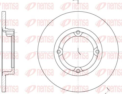 Remsa 6014.00 - Disc frana aaoparts.ro