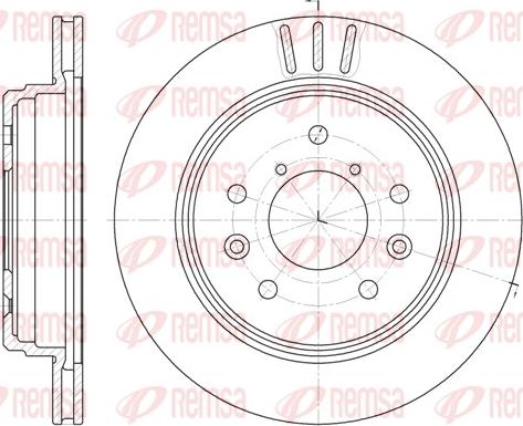 Remsa 61998.10 - Disc frana aaoparts.ro