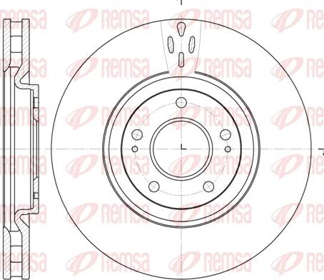 Remsa 61957.10 - Disc frana aaoparts.ro