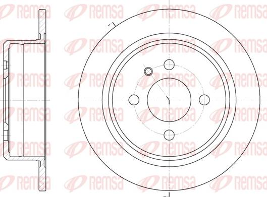 Remsa 6197.00 - Disc frana aaoparts.ro