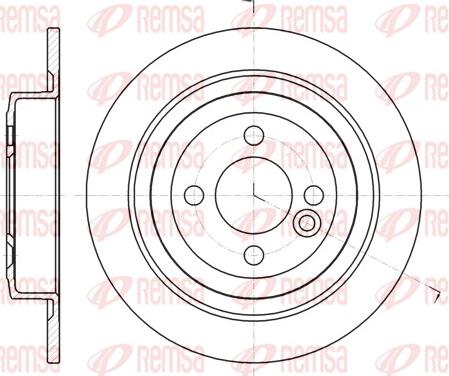 Remsa 61443.00 - Disc frana aaoparts.ro