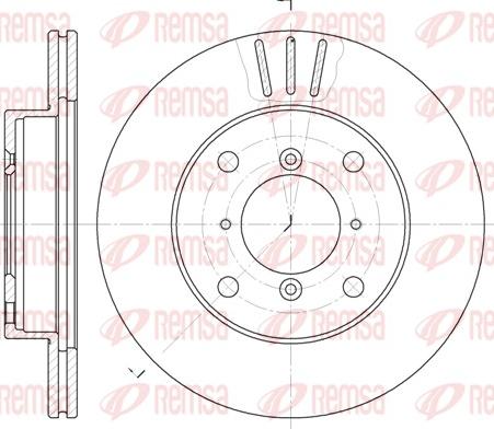 Remsa 6143.10 - Disc frana aaoparts.ro