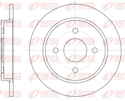 Remsa 6155.00 - Disc frana aaoparts.ro