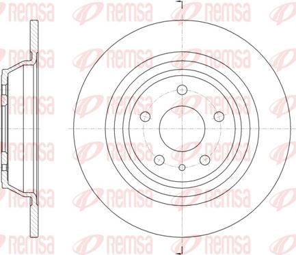 Brembo 08.N257.21 - Disc frana aaoparts.ro