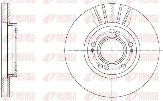Remsa 61678.10 - Disc frana aaoparts.ro