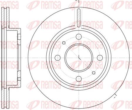 Remsa 6105.10 - Disc frana aaoparts.ro
