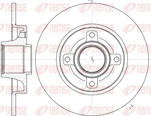 Remsa 61014.00 - Disc frana aaoparts.ro
