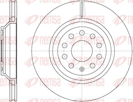 Remsa 61172.10 - Disc frana aaoparts.ro