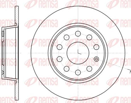 Remsa 61340.00 - Disc frana aaoparts.ro