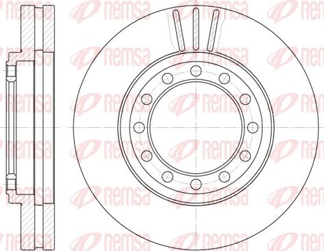 Remsa 61262.10 - Disc frana aaoparts.ro