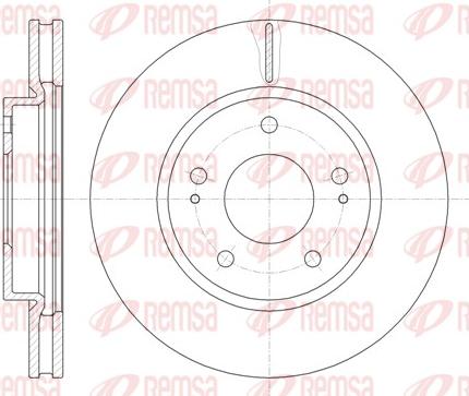 Remsa 61229.10 - Disc frana aaoparts.ro