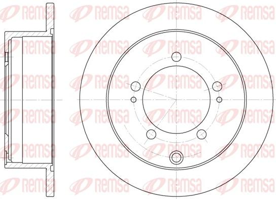 Remsa 61711.00 - Disc frana aaoparts.ro