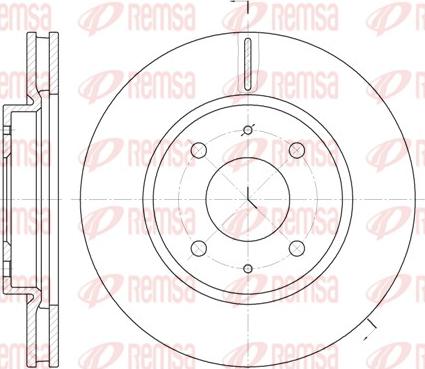 Remsa 6890.10 - Disc frana aaoparts.ro