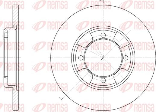 Remsa 6388.00 - Disc frana aaoparts.ro