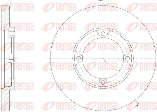 Remsa 62540.00 - Disc frana aaoparts.ro