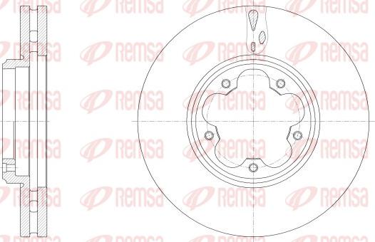 Remsa 62547.10 - Disc frana aaoparts.ro