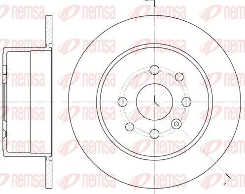 Remsa 6252.00 - Disc frana aaoparts.ro
