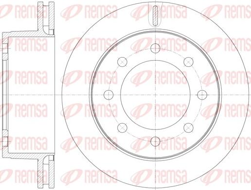 Remsa 62015.10 - Disc frana aaoparts.ro