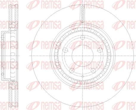 Remsa 62116.10 - Disc frana aaoparts.ro