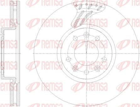 Remsa 62122.10 - Disc frana aaoparts.ro