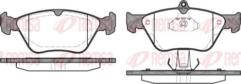 Remsa 0468.00 - Set placute frana,frana disc aaoparts.ro