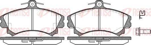 Remsa 0590.02 - Set placute frana,frana disc aaoparts.ro