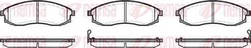 Remsa 0598.02 - Set placute frana,frana disc aaoparts.ro