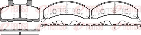 Remsa 0518.02 - Set placute frana,frana disc aaoparts.ro