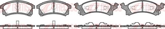 Remsa 0538.04 - Set placute frana,frana disc aaoparts.ro