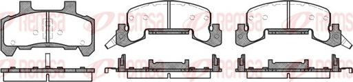 Remsa 0526.02 - Set placute frana,frana disc aaoparts.ro