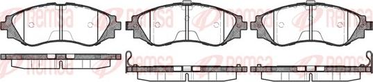 Remsa 0645.12 - Set placute frana,frana disc aaoparts.ro