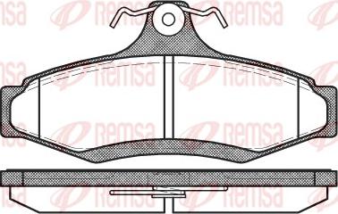 Remsa 0646.10 - Set placute frana,frana disc aaoparts.ro