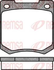 Remsa 0040.00 - Set placute frana,frana disc aaoparts.ro